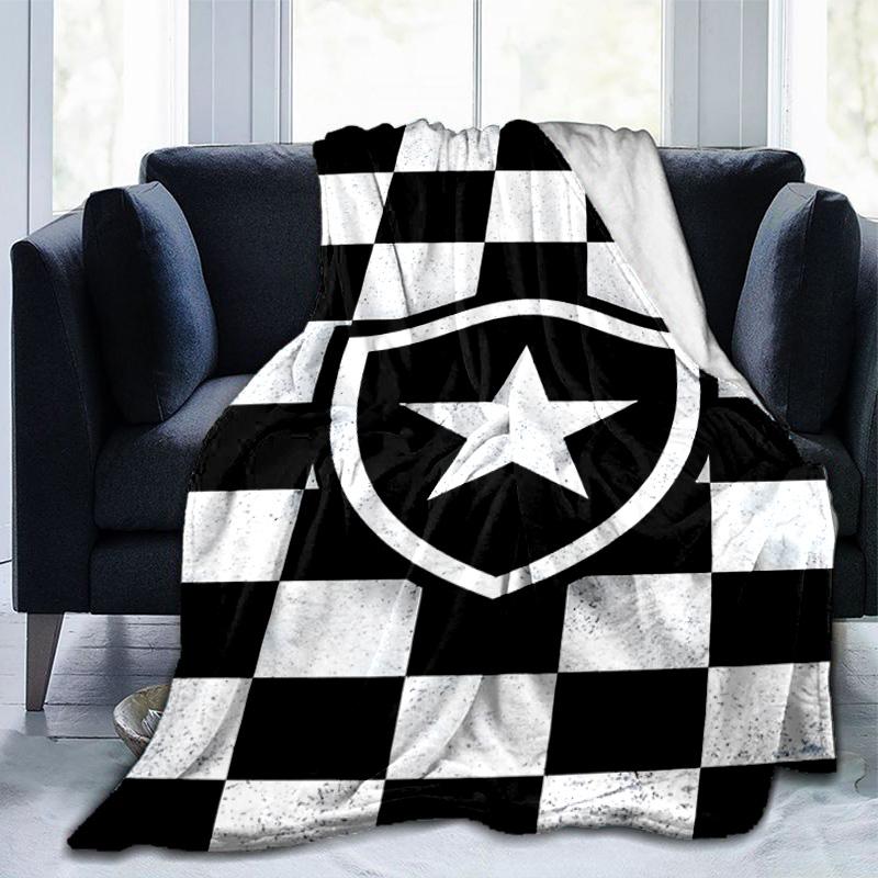 Shield With Star Emblem Printed Throws Blanket Soft Flannel Blankets for Couch Bed Gifts for Men Women Picnic blanket Christmas gifts