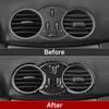 For Mercedes Benz CLK C209 A209 (2002-2010) Trim Accessories. Carbon Fiber Interior Sticker. Car Center Console Air Vent Panel.