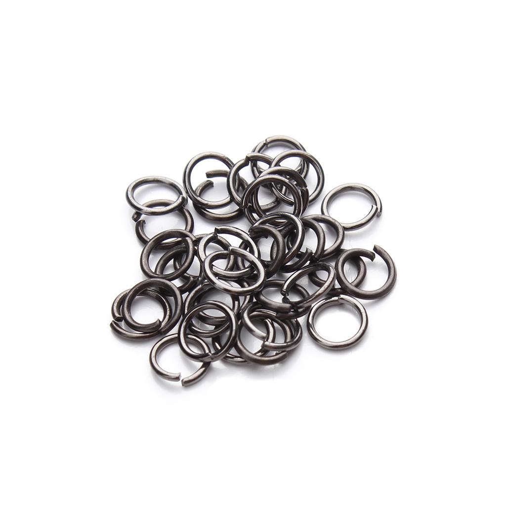 50-200pcs/lot Open Single Loops Jump Rings Split Rings Connectors For Necklace Bracelet Jewelry Accessories