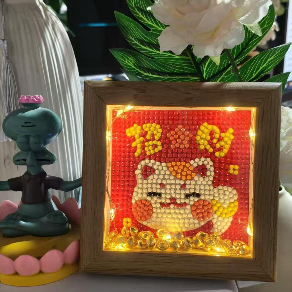 Year of the Horse DIY Diamond Painting: Festive New Year Ornament Gift