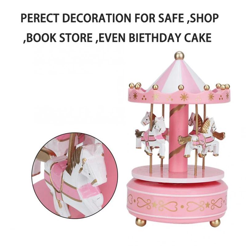 Carousel Music Box, Children's Music Box, Creative Toys, Cake Baking Decoration, Christmas Decoration, Birthday Gift