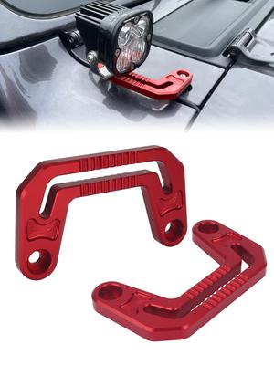 Largoods A-Pillar Work Light Mounting Bracket Single Light Mounting Bracket Gladiator JT 2020-2024 Wrangler