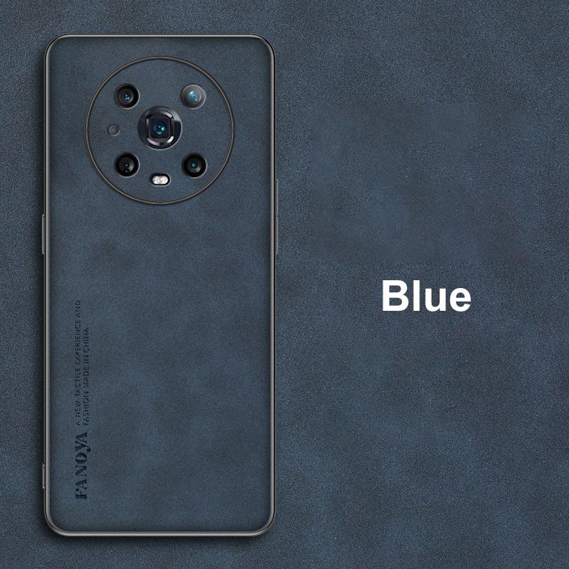 Für Honor Magic 4 Pro 4Pro Hülle Luxus PU Leder Handyhülle Für Honor Magic4 Pro Rückseite Silikon Stoßfest Vollständiger Schutz