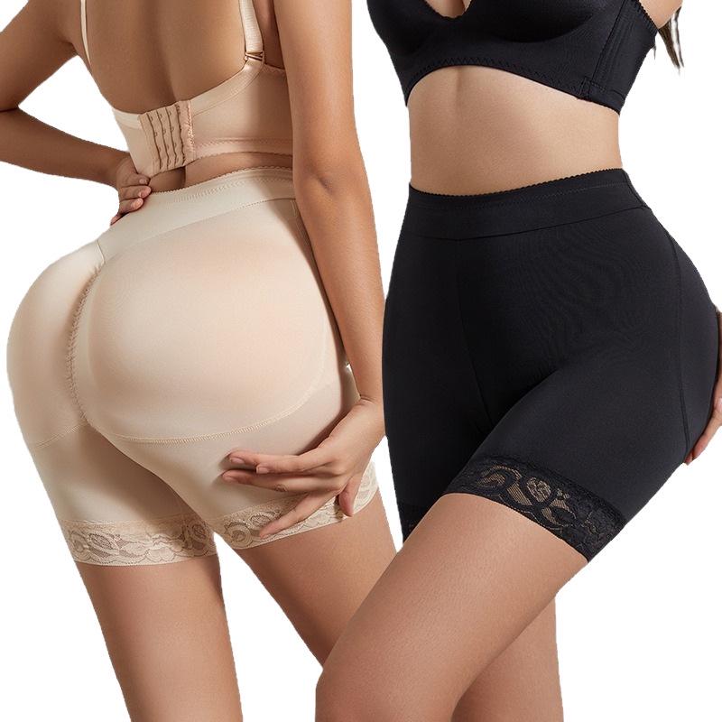 Plus Size High Waist Body Shaper Pants with Hip Pads - Full Hips & Butt Lift for Women