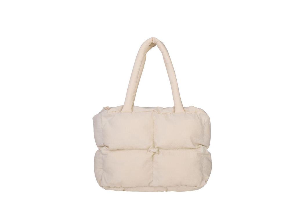 Nylon Padded Down Shoulder Bag 2023: Autumn/Winter Large Capacity Underarm Tote