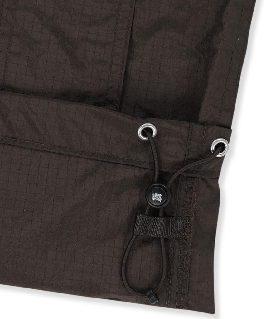 BROWNBREATH Tag Double Knee Nylon Pants - Brown