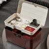 Password Lock Safe Box Large Capacity Multilayer Document Storage Box Valuables Passport Jewelry Privacy Security Storage Box