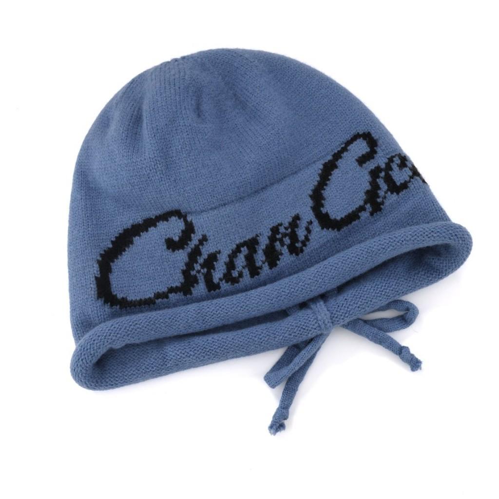 Printing Pattern Letter Beanie Knitted Cap For Women Windproof Warm Breathable