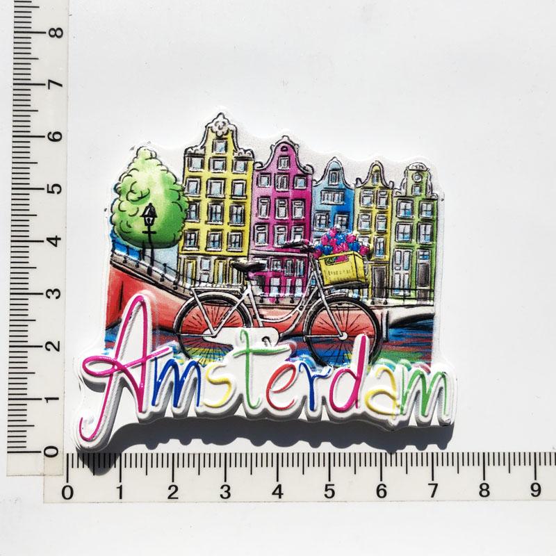 Holland Fridge Magnets Wedding Gifts Netherlands Travelling Souvenirs Amsterdam Fridge Stickers Message Board Magnetic Stickers