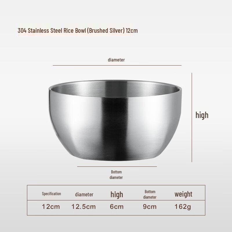 ZISIZ Gold-Plated Rice Bowl with Lid
