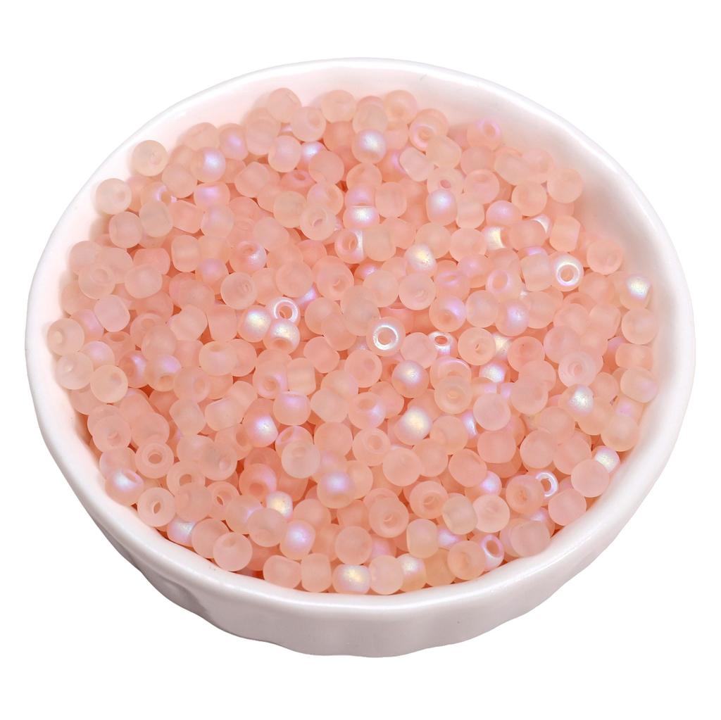 85/170Pcs Domestic Premium Glass frosted Aurora Seed Beads DIY Bracelet Necklace For Jewelry Making Accessories