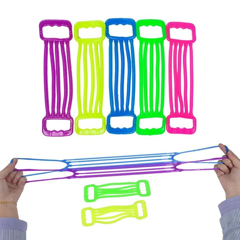 20/10PCS Stretchy String Fidget Sensory Toys Chest Expander Noodles Stress Relief Gifts for Kids Party Favors Regalos Divertidos