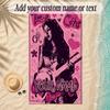 Beach TowelOlivia Rodrigo Custom Name Text Personalized Soft Towel for Beach Pool Indoor Home Decor Gift