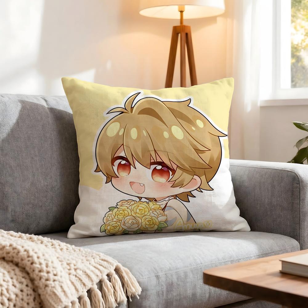 Game Tears of Themis Cushion Cover Pcs Decorative Covers Soft Cushion Case for Sofa Couch Decor x x Pillowcases