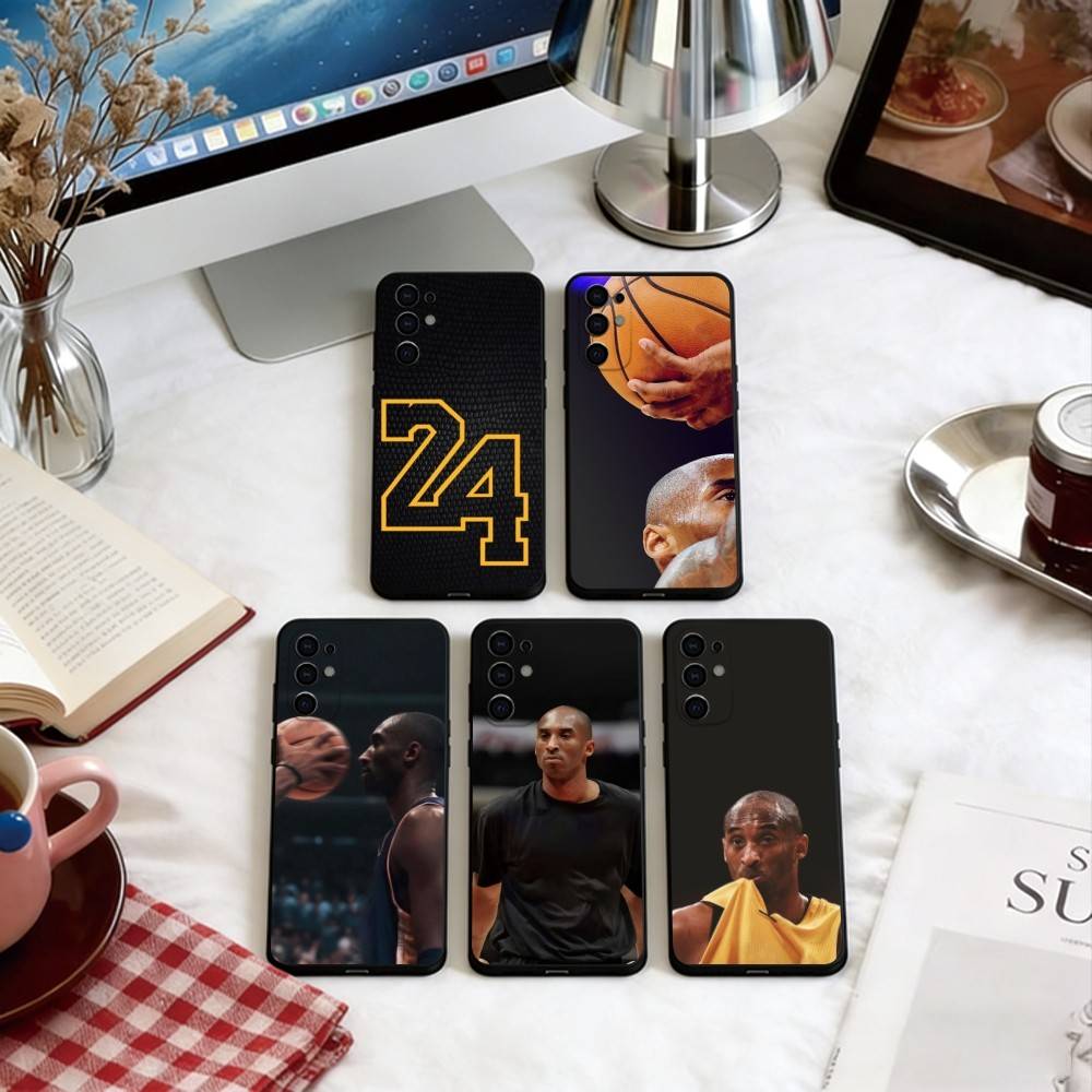Star Kobe Bryant Phone Case For Samsung S25,S24,S21,S22,S23,S30,Ultra,S20,Plus,Fe,Lite,Note,10,Soft Black Cover