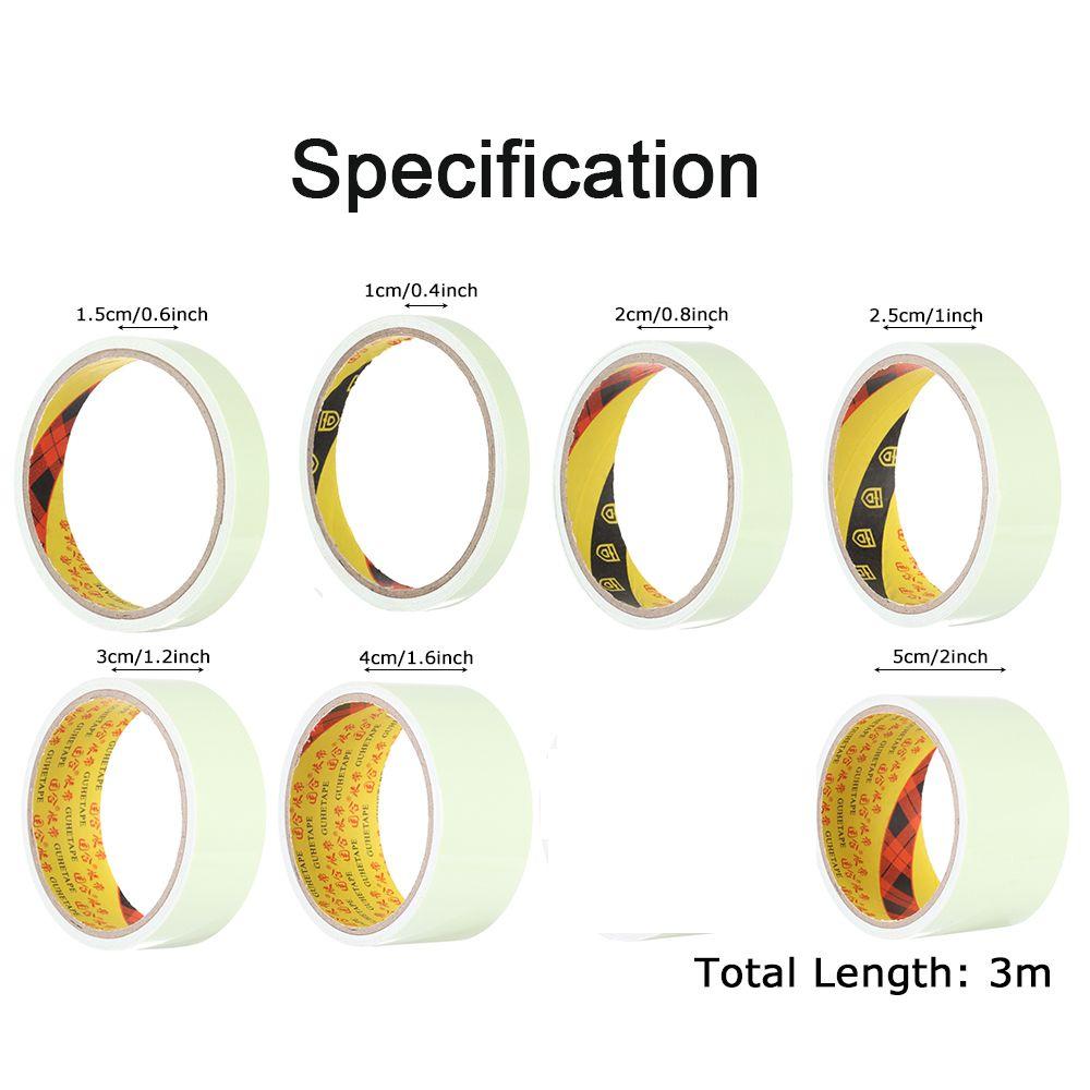 Vision Stage Home Decorative Tape Luminous Tape Adhesive Tape Warning Stickers Fluorescent Tape