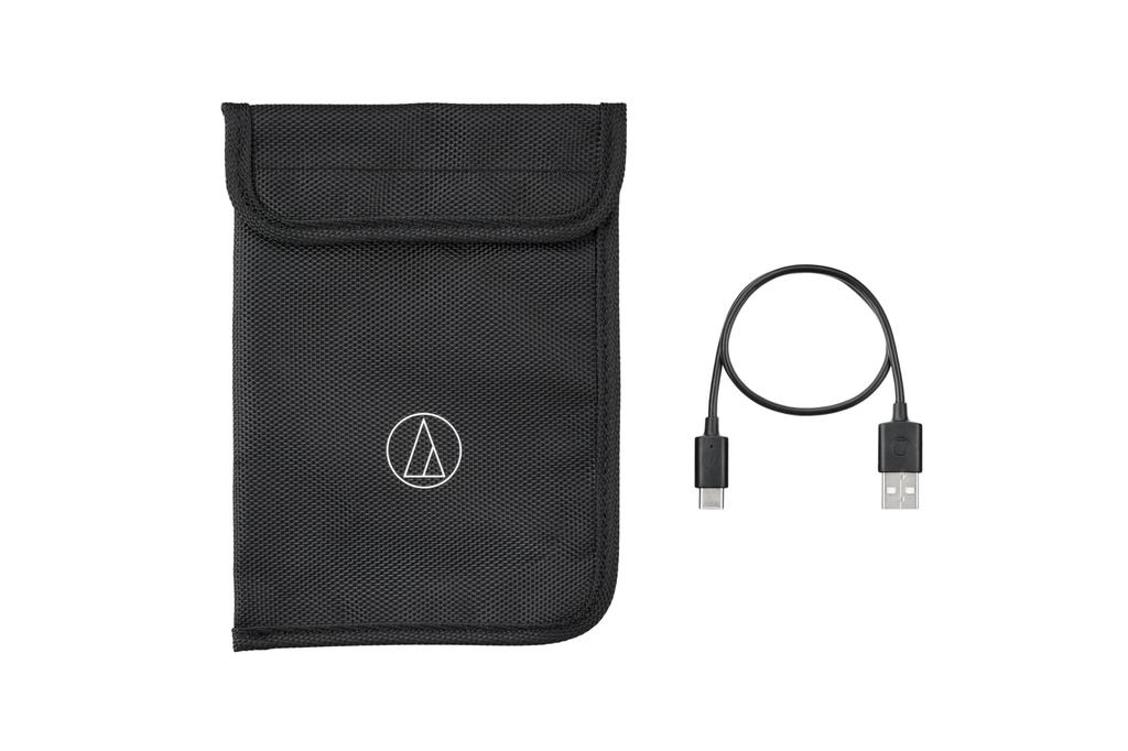 audio-technica ATH-CC500BT2 BK Cartilage Conduction Wireless Bluetooth Earphones, Multi-Point Noise Reduction, IPX4, Approximately 20 Hours of