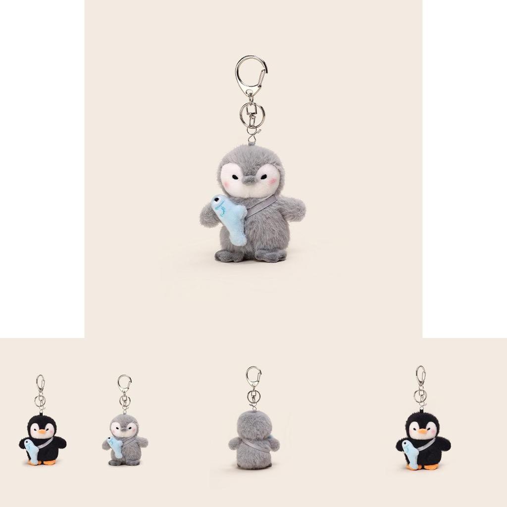 Back Fish Penguin Plush Keychain With Soft Material For Cute Gifts And Accessories