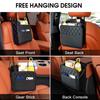 Car Accessories Seat Storage Bag PU Leather Multifunction Hanging Storage Pocket