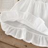 Infant Girls' Seersucker Ruffle Lace Sleeveless Dress