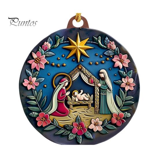 

Рождественские украшения Религиозные рождественские украшения для рождественской елки Рождественские украшения для сцены Рождества Христова Христианские украшения для дома, фермы, праздничный декор A