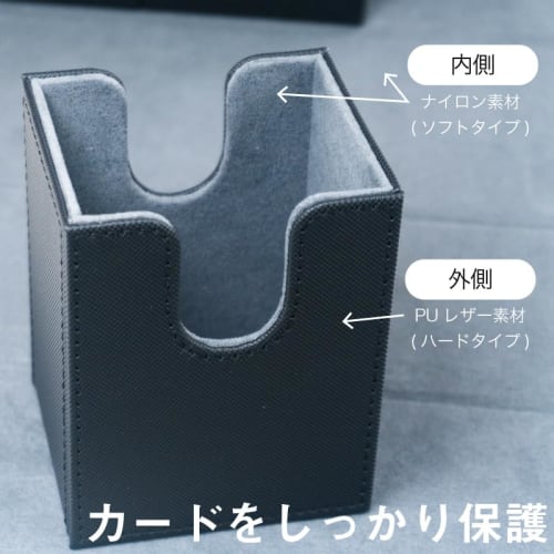 FUNKS Deck Case, 3 Magnets, Triple Sleeves, 3 Rows, 3 Decks, Trading Card Storage, Trading Card Case, 3 Rows