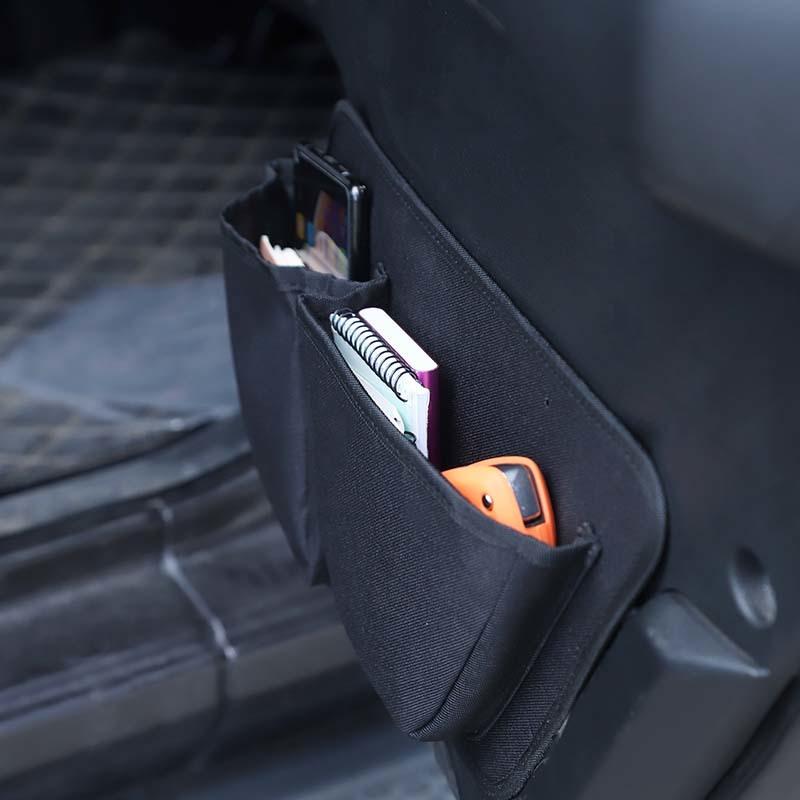 Bil multifunktionell dörrsida förvaringsväska Organizer Passar för Jeep Wrangler JK för Jeep JL för Jeep JT 2007 Uppförvaring Städning