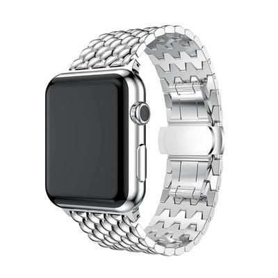 Classic Metal Band for Apple Watch 6 7 8 5 4 Se 44mm 45mm 41mm 40mm 38mm 42mm Belt Bracelet for Iwatch Ultra 2 49mm Dragon Pattern Strap