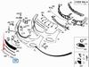 Front Bumper Center Trim for Mercedes-Benz E-Class 212 E200/E260 - Black