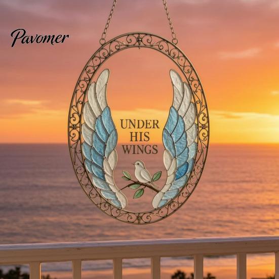 Elegant Courtyard Ornament Sea Glass Style Acrylic Suncatcher, Colorful Light Catching Hanging Ornament, Decorative Catcher for Garden Sun Home