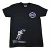 Mtv Unisex Music Television 1981 Moon Man Astronauten Logo Schwarzes T-Shirt Neu S M