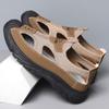 Outer Wear Men's Sandals Summer Hollow Mesh Casual Versatile Hole Shoes Outdoor Go Out Soft-soled Mesh Beach Shoes