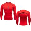 Camiseta de Compresión Gráfica Cruz de Jesús Cristo para Hombre, Ropa Interior Deportiva para Gimnasio, Rash Guard, Camiseta Deportiva de Secado Rápido