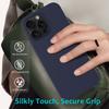 For iPhone 16 Pro Case Shockproof Liquid Silicone Soft Lining Phone Cover