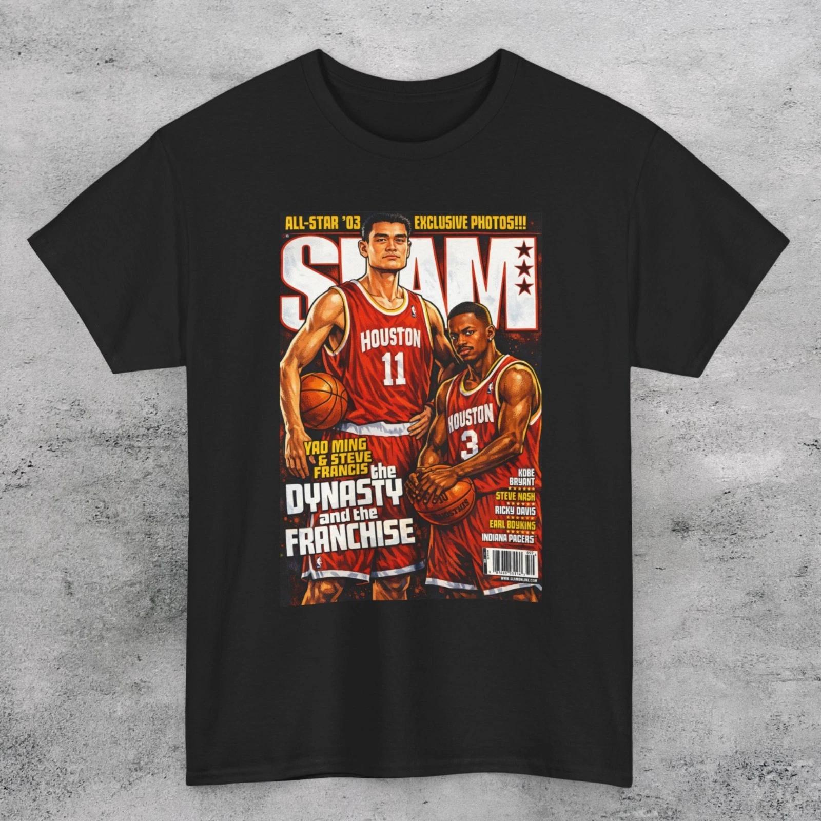 SLAM Magazine Yao Ming & Steve Francis Variant Cover Unisex T Shirt XXXL