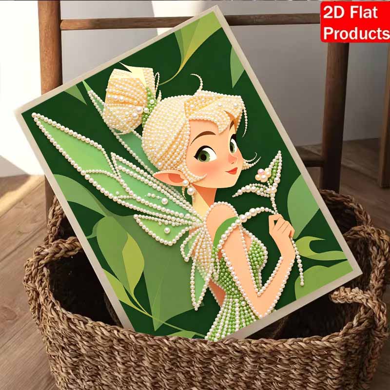 Disney Pearl Painting Wonderful Fairy Pearl Art Painting Kit Art Pearl Painting Kit Adult Beginner Gift Creative Home Wall Decor