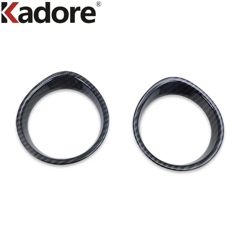 For Kia Cerato Forte K3    Carbon Fiber Car Front Side Air Condition Vent Outlet Cover Trim Interior Accessories