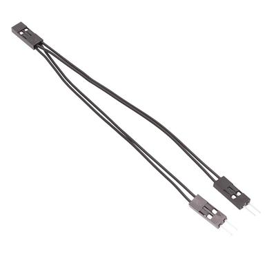 Motherboard Schalter Power SW/ RESET SW/ HDD LED /Power LED 2,54mm 2Pin Adapterkabel 1 Buchse auf 2 Stecker Jumper Splitter