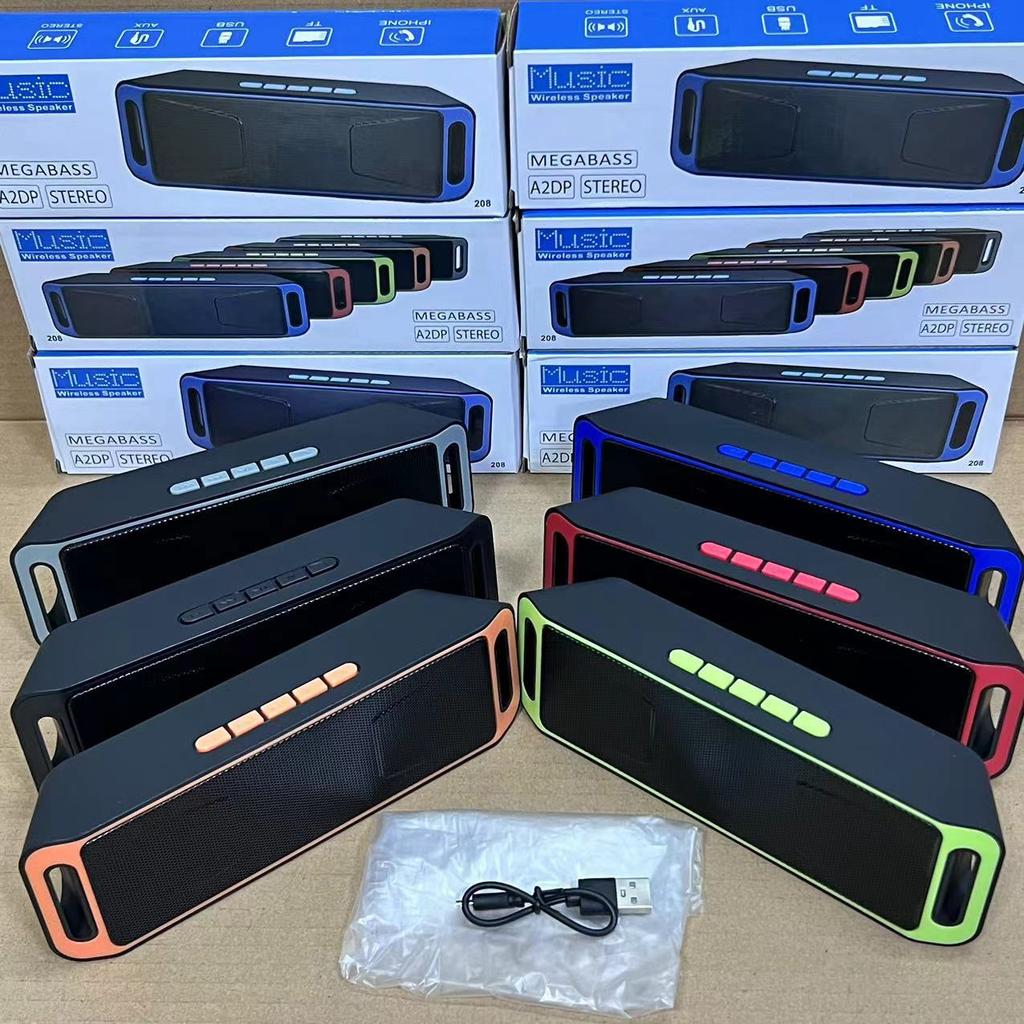 Portable Bluetooth Speaker Wireless Mini Speaker Amplifier Stereo Subwoofer Speaker TF/FM Radio USB Built-in Mic Dual Bass