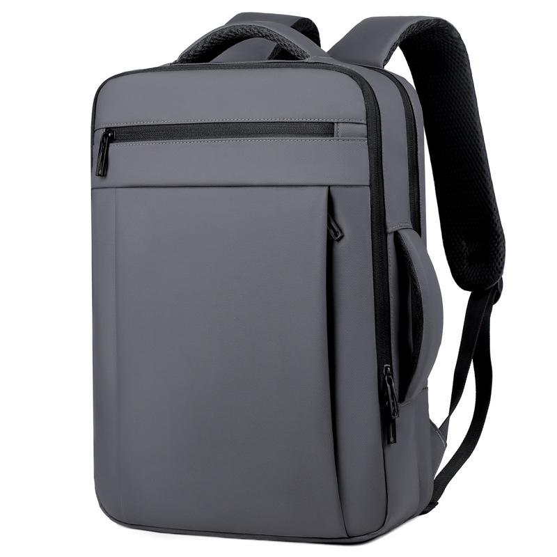 

Простой рюкзак для деловых поездок на работу, сумка для компьютера, новый водонепроницаемый рюкзак для отдыха на природе, многофункциональный рюкзак серый