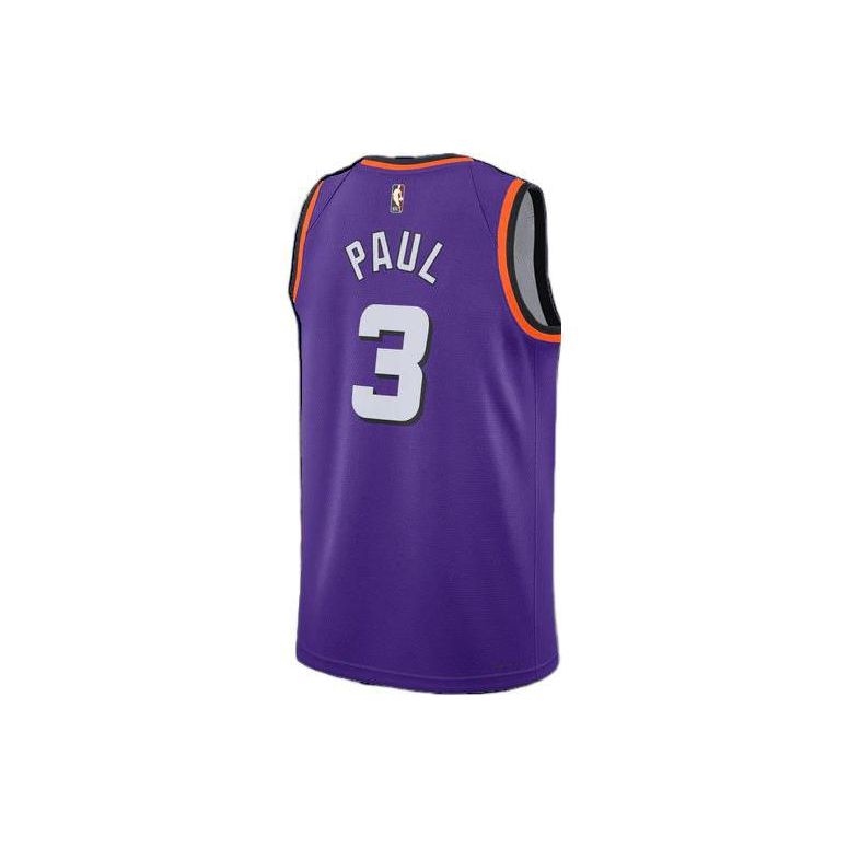 Nike NBA 90s Breathable Vintage Jersey Suns Paul #3 Fan Edition 22-23 Season Unisex Tops Purple DO9452-504