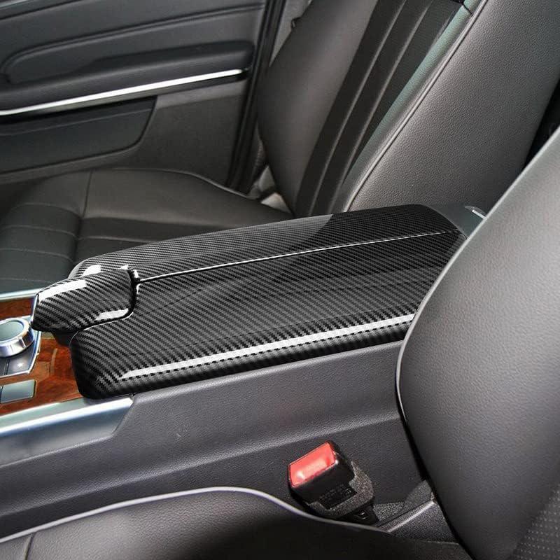 3Pcs LHD Car Center Console Armrest Box Trim Cover Carbon Fiber Style Auto Inner Decor Parts for Mercedes Benz W212 W218-2012-2017