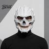 Masque Crâne Effrayant Halloween Horreur Masque en Mousse Visage Entier Respirant Cosplay Mascarade pour Fête Costumée Adulte Accessoires