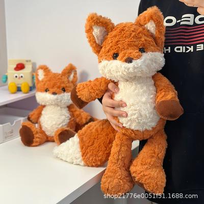 Laufender kleiner Fuchs Puppe niedliche Puppe Mädchen Schlafkissen Puppe Plüschtier Geschenk