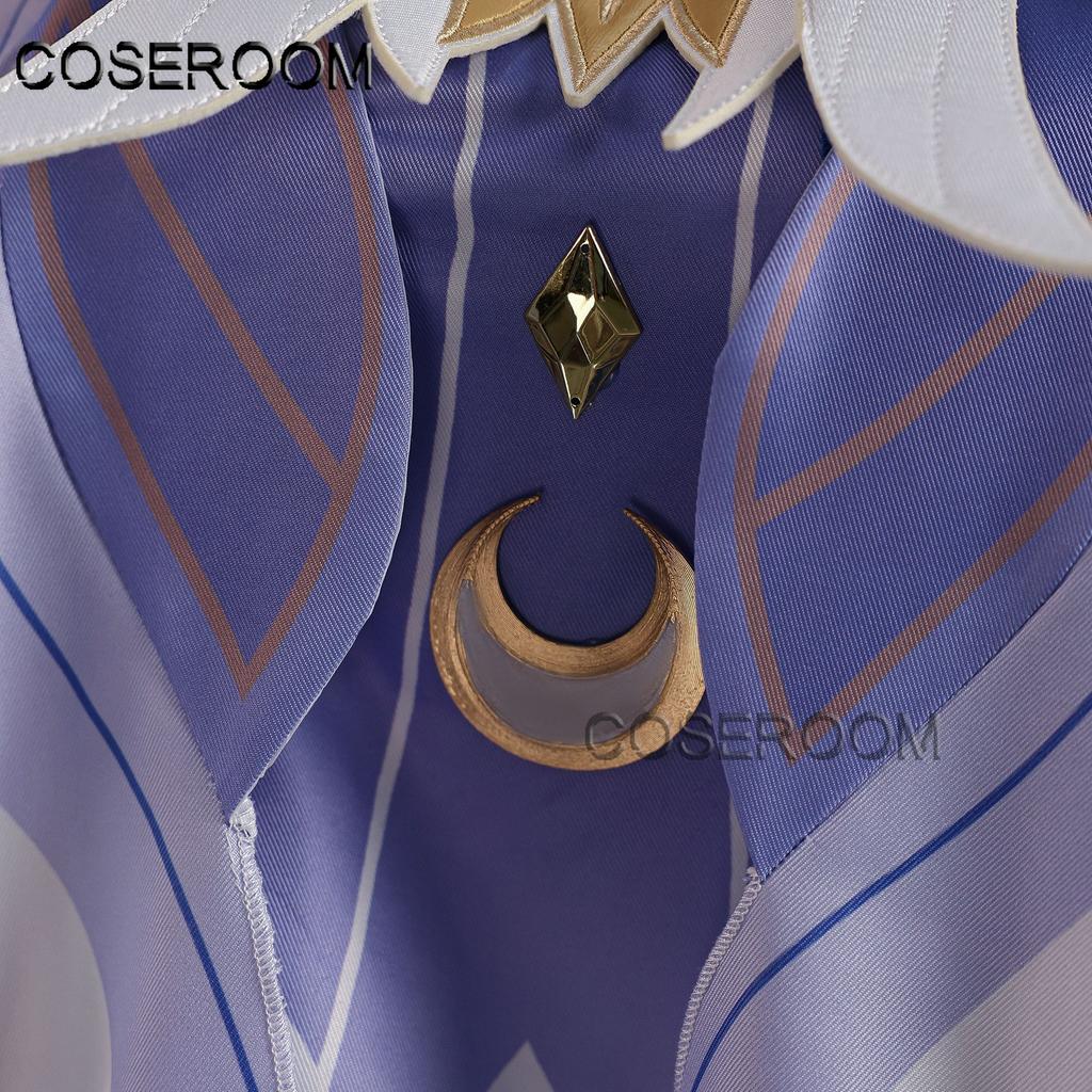Spiel GenshinImpact Damselette Columbina Cosplay Kostüm Outfits Halloween Karneval Party Rollenspiel Uniform Perücke für Damen