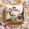 C-Calvin And H-Hobbes Cushion Cover Short Plush Double-Sided Printing Home Machine Washable In Warm Winter Pillow Case
