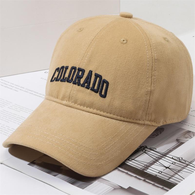 New Men's Baseball Cap Women's Deep Top Wide Brim Big Head Circumference Cap Showing a Small Face Sun Protection Versatile Sun Hat