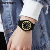 SANDA Lightweight Children's Luminous Waterproof Silicone Quartz Watch - New Model, Ideal for Exams and Casual Wear.