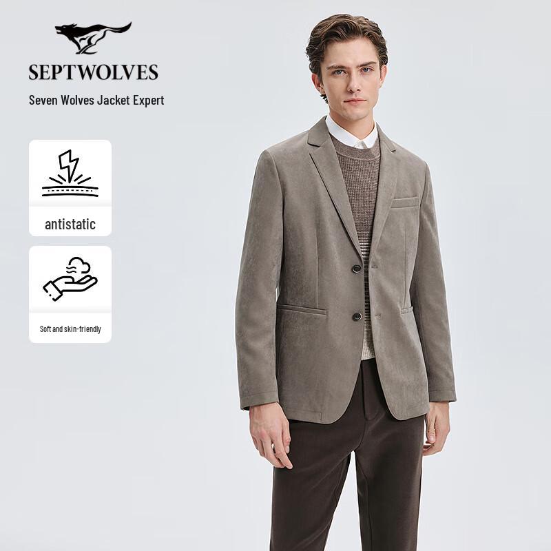 

SEPTWOLVES Мужской бархатный пиджак в стиле business casual 180/96A/XXL