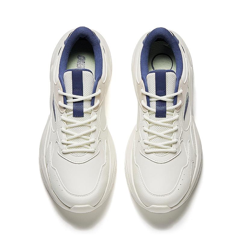 Anta Scarpe da Ginnastica Casual Basse alla Moda Comode Resistenti all'Usura Traspiranti per Uomo Millennium Blu Bianco 912538826-6